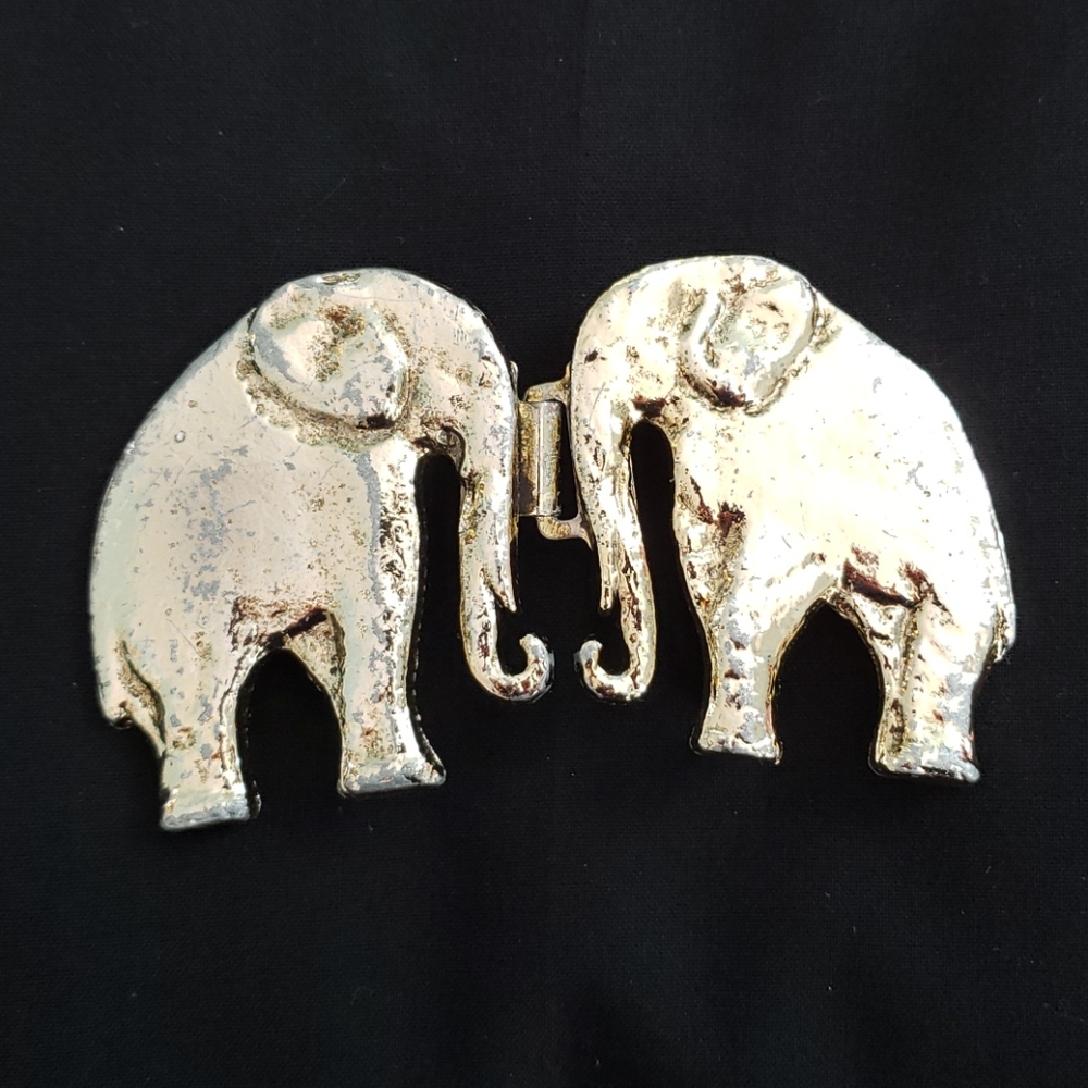 Vintage Metal Hook-clasp Belt Buckle